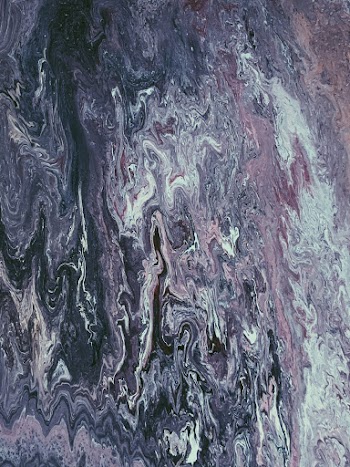 White, Black, and Brown Abstract Painting