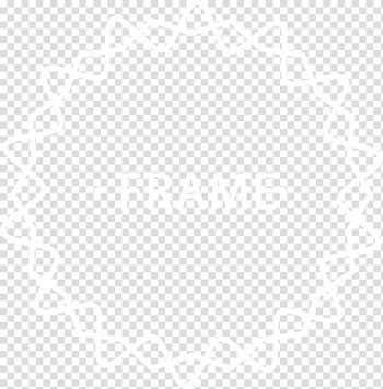 White Black Angle Pattern, Sunflower frame frame transparent background PNG clipart