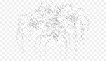 White Black Lace Pattern - Fireworks light beam 