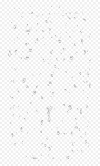 White Black Pattern - Hand painted transparent water drops deductible png 
