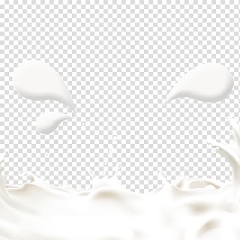 White Black Pattern, Splash of milk flower transparent background PNG clipart