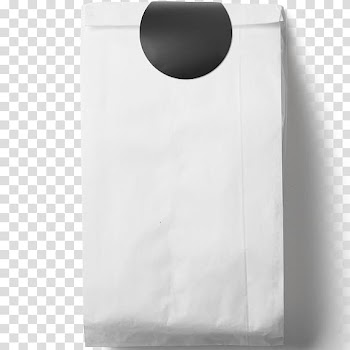 White Black Rectangle, White food bag transparent background PNG clipart