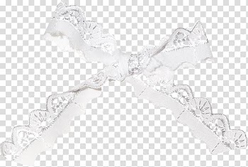 White Black Wedding Ceremony Supply Pattern, Ribbon transparent background PNG clipart