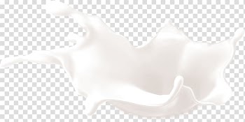 White Black , White cow grandmother creative wave transparent background PNG clipart
