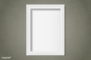 White blank frame on the wall | Free stock vector - 584134