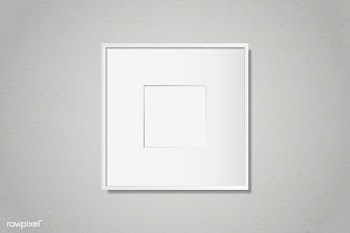 White blank frame on the wall | Free stock vector - 584200