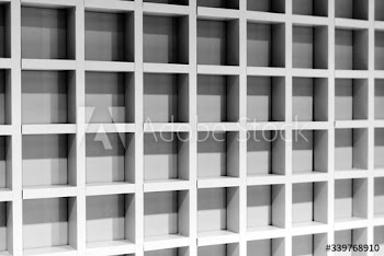 White book shelf background