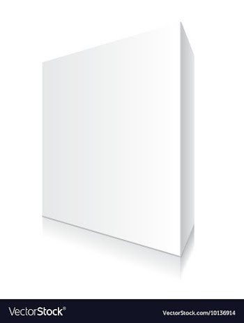 White box vector image