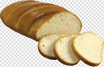 White bread Bakery Rye bread , bread transparent background PNG clipart