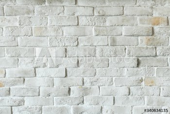 White brick wall background