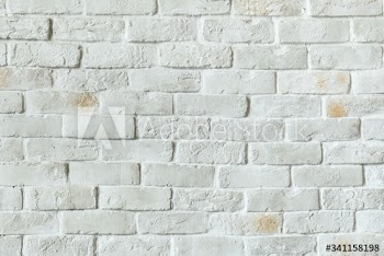 White brick wall background
