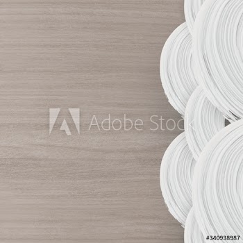 White brush strokes on a background