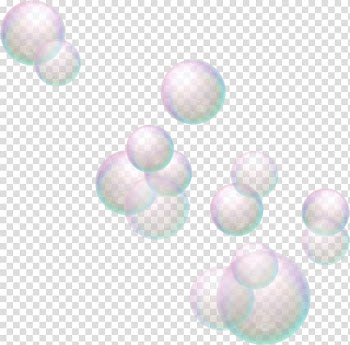 White bubble illustrations, Light , Floating bubbles transparent background PNG clipart