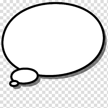 White bubble message, Thought Speech balloon Free content , Thought Bubble transparent background PNG clipart