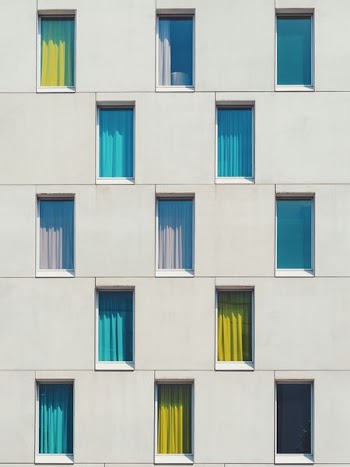 white building