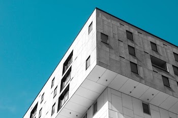 white building