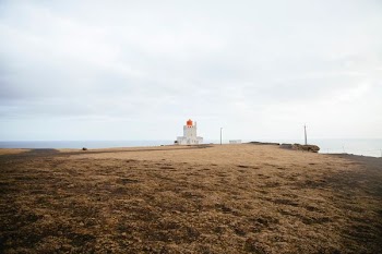 white building near body of water