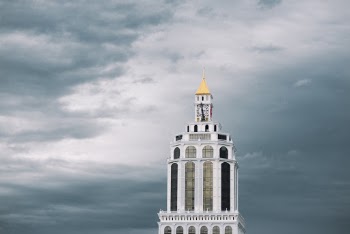 White Building Under Grey Sky