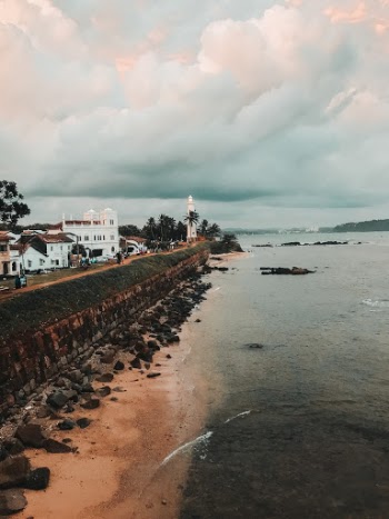 White Buildings by the Beach
