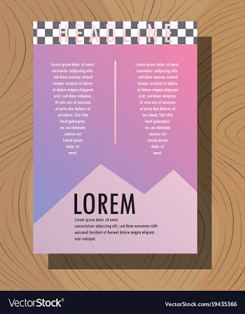 White business brochure and leaflet flyer cover vector image