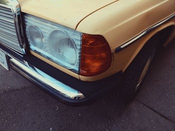 white car