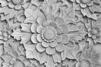 White carved floral ornament texture | Free Photo - rawpixel