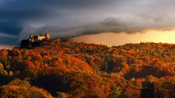White Castle On Top Of Mountain