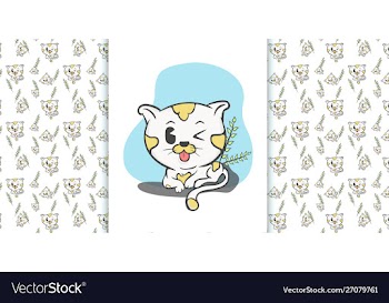 White cat vector image