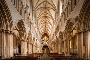 white cathedral interior