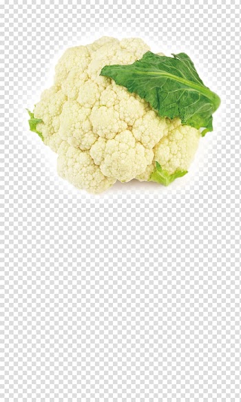 White cauliflower, Cauliflower Organic food Broccoli Vegetable Cabbage, Cauliflower, raw vegetables, vegetable transparent background PNG clipart
