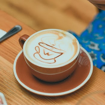 White Ceramic Cappuccino