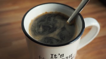 White Ceramic Mug With Black Coffee