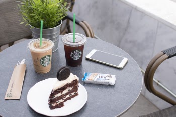 White Ceramic Plate Beside Smartphone
