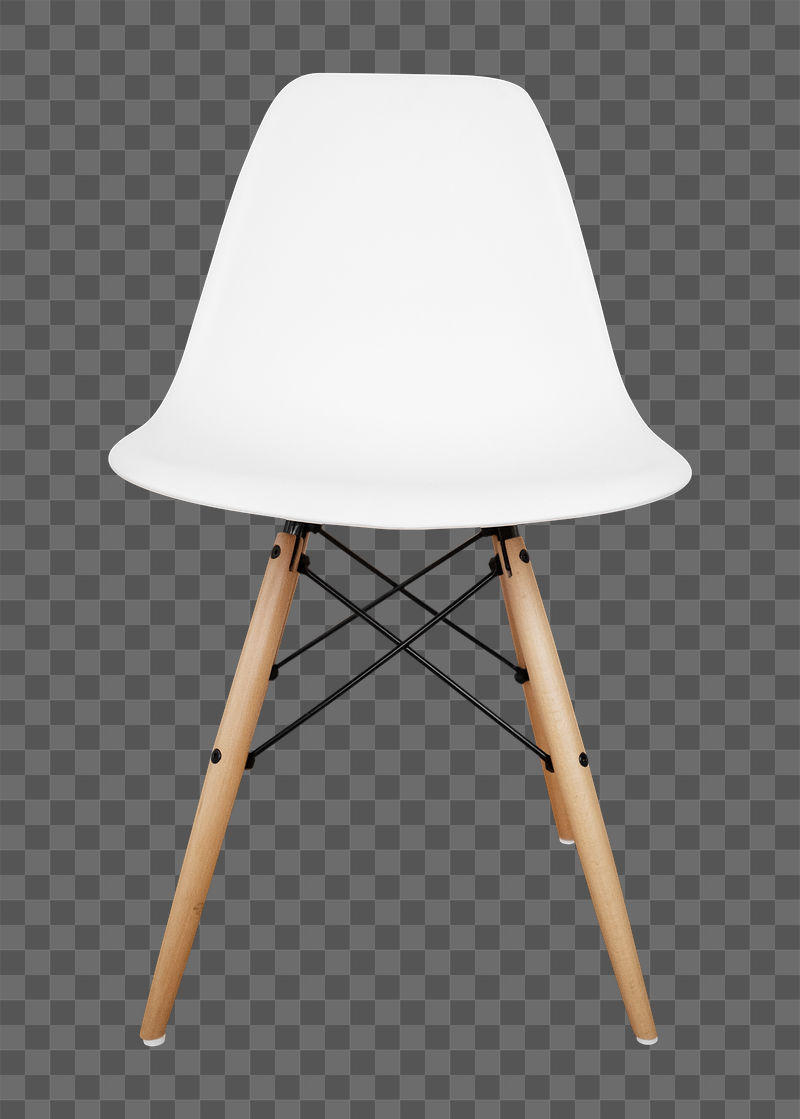 White chair furniture png sticker, | Free PNG - rawpixel