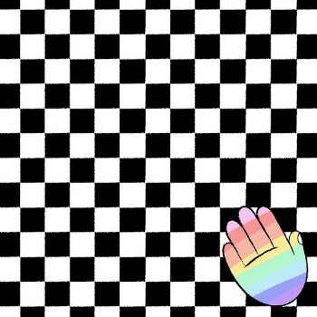 White checkered background, LGBTQ+ rainbow | Free PSD - rawpixel