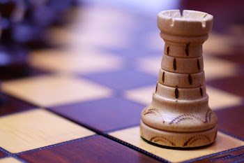 White Chess Rook