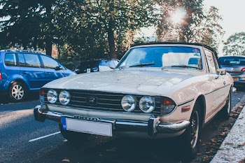 White Chevrolet Impala Parked on the Street