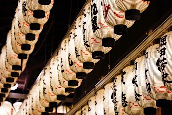 White Chinese Lanterns