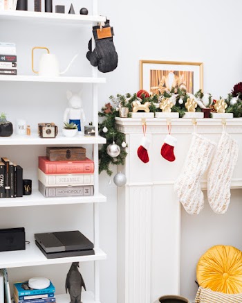 White Christmas Stocking