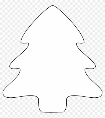 White Christmas Tree Clipart - White Christmas Tree Clip Art