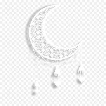 White Circle Pattern - Eid al AdhA white moon 