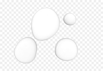 White Circle Pattern - Transparent water droplets 