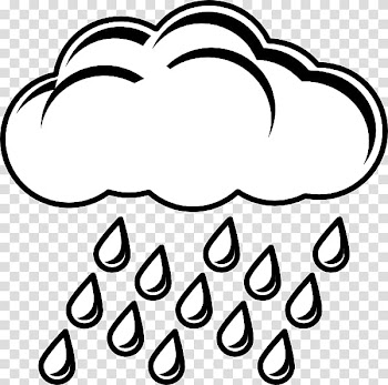 White cloud and rain , Cloud Outline Rain , Animated Cloud transparent background PNG clipart
