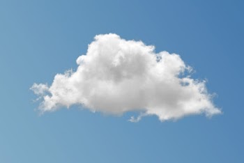 White cloud background, blue sky | Free PSD - rawpixel