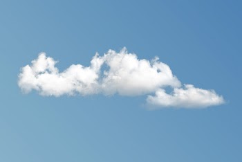 White cloud background, blue sky | Free PSD - rawpixel