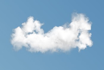 White cloud background, blue sky | Free PSD - rawpixel