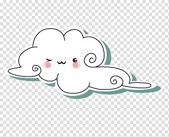 White cloud illustration, Cloud Euclidean , white clouds transparent background PNG clipart