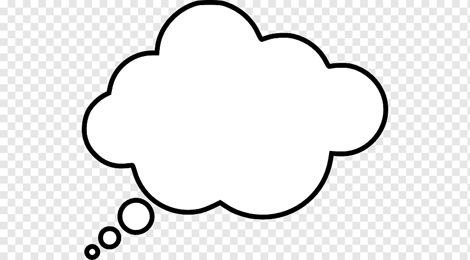 white cloud illustration, Speech balloon Thought Bubble, Imagine s, love, white, face png