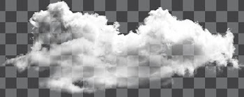 White cloud PNG transparent, no background