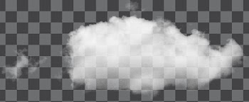 White cloud PNG transparent, no background